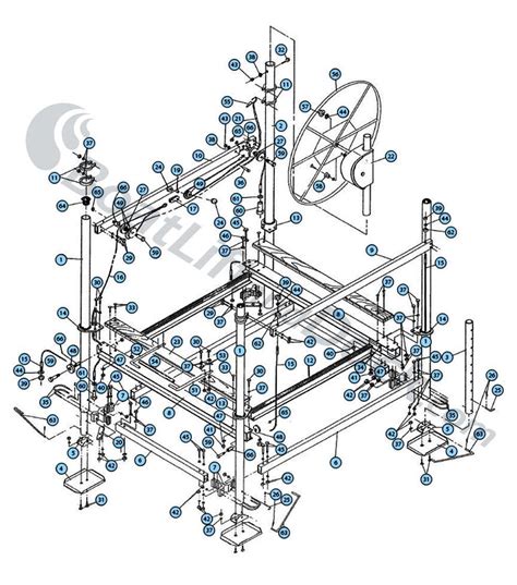 boat lift parts diagram